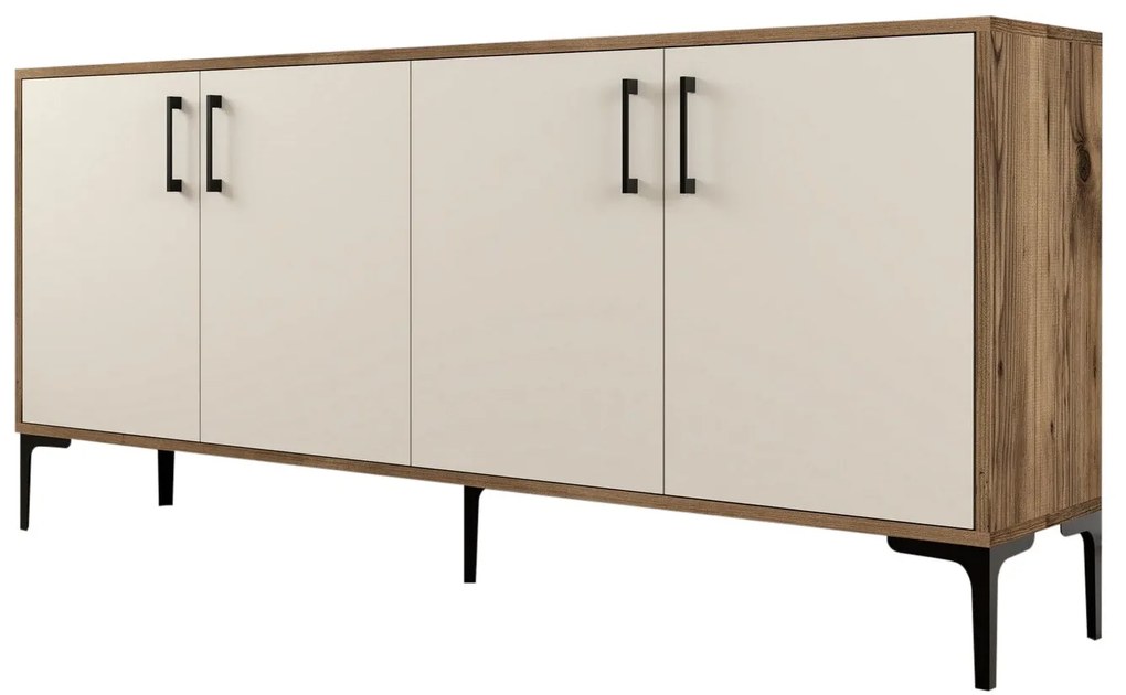 Console Kiev – Walnut Cream – 180 cm x 78 cm x 35 cm