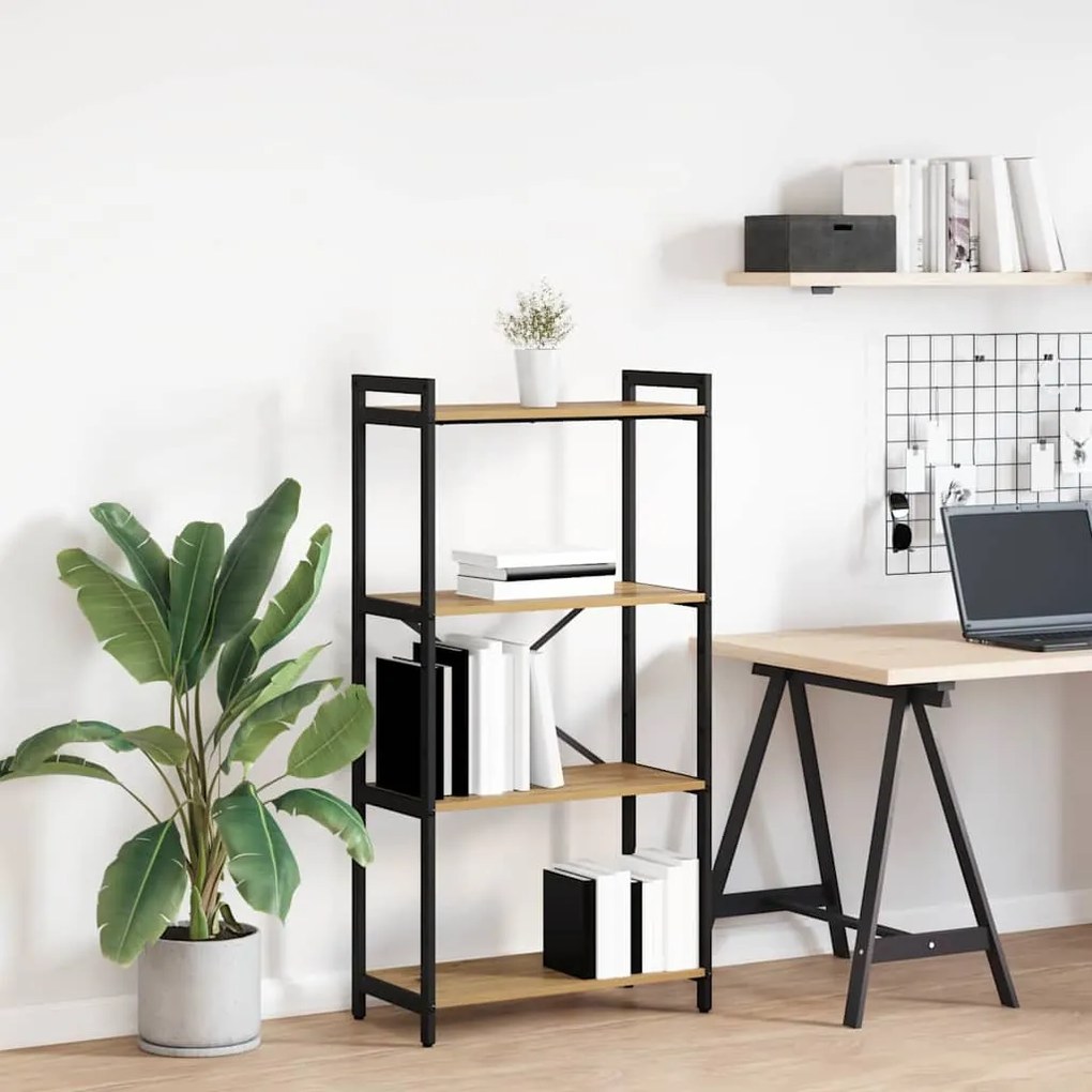 vidaXL Estante Carvalho Artesanal 40 x 30 x 85 cm Madeira processada