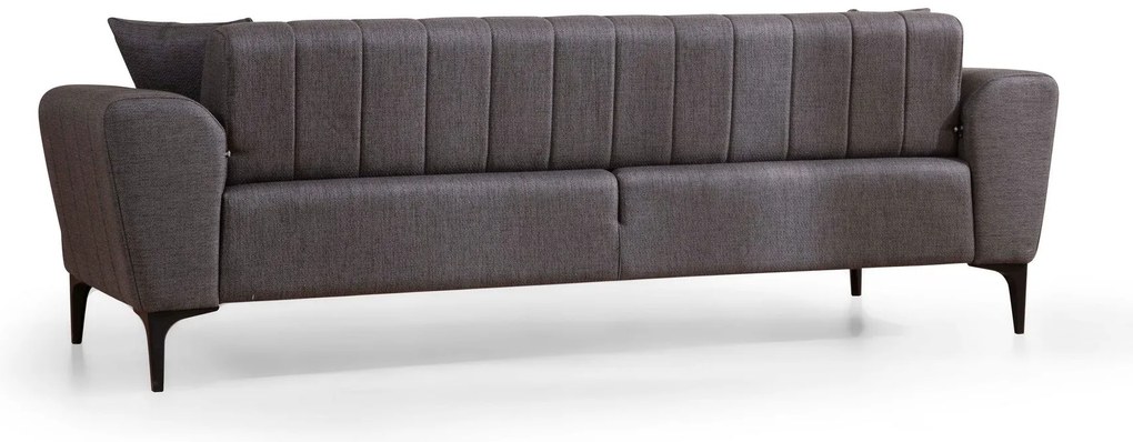 Sofá-cama de 3 Lugares Hamlet – Cinzento Escuro – 230x95x77 cm