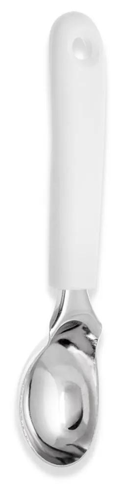Colher Gelado Inox Classic Branco 20cm