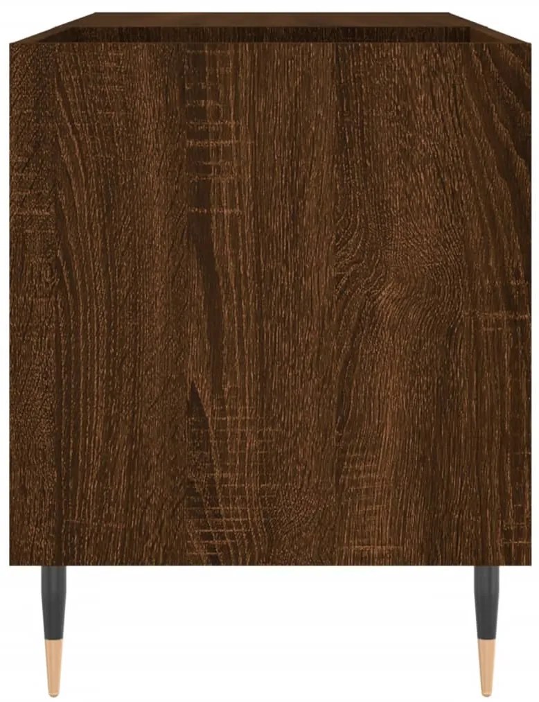 Armário p/ discos 85x38x48 cm deriv. madeira carvalho castanho