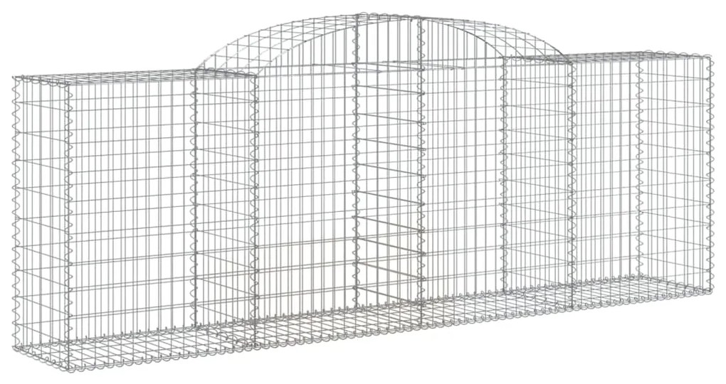 Cestos gabião arqueados 9pcs 300x50x100/120cm ferro galvanizado
