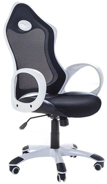 Cadeira de escritório preta e branca iCHAIR Beliani