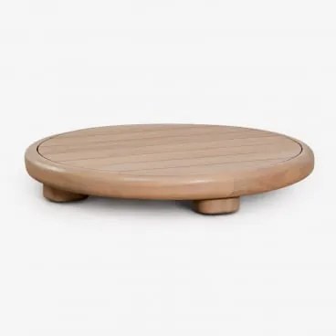 Mesa De Centro Para Jardim Em Madeira De Acácia Gerard ↔︎ 70 Cm & Marrom Acácia Claro - Sklum