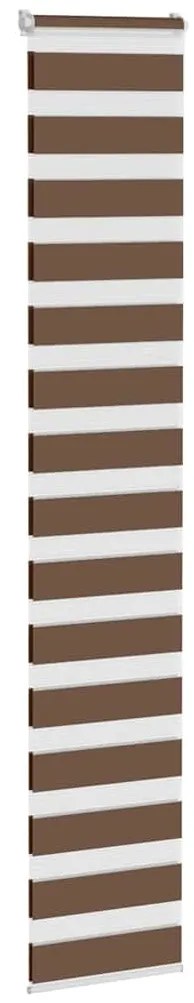 vidaXL Cortina de zebra 40x200 cm largura do tecido 35,9 cm poliéster