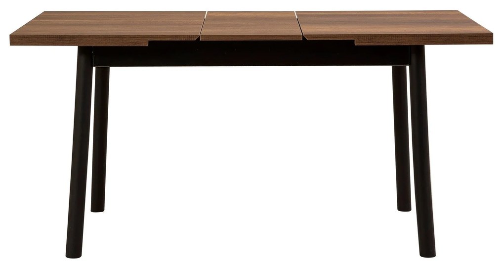 Conjunto de Mesa de Jantar Extensível e Cadeiras Oliver – Preto – Mesa