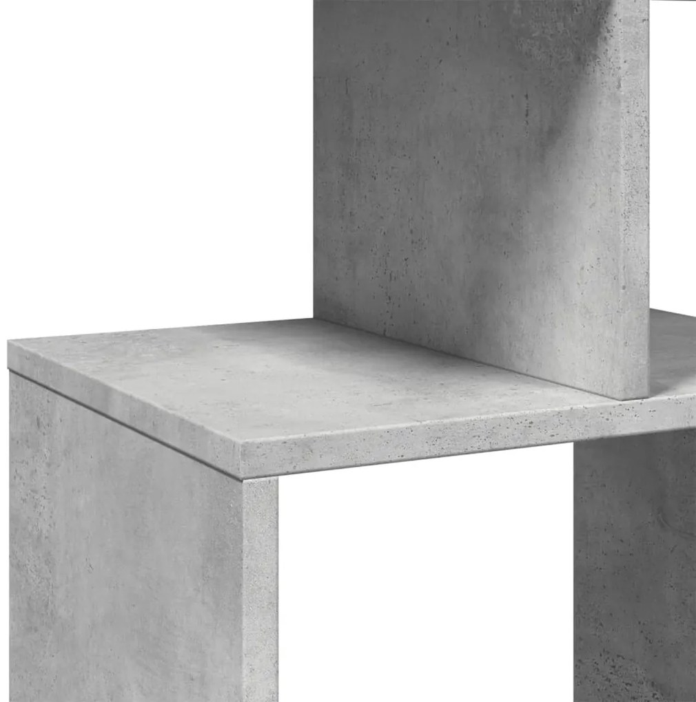 Estante 92x29x188 cm derivados de madeira cinzento cimento