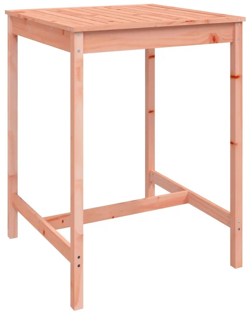 3 pcs conjunto de bar para jardim madeira de douglas maciça