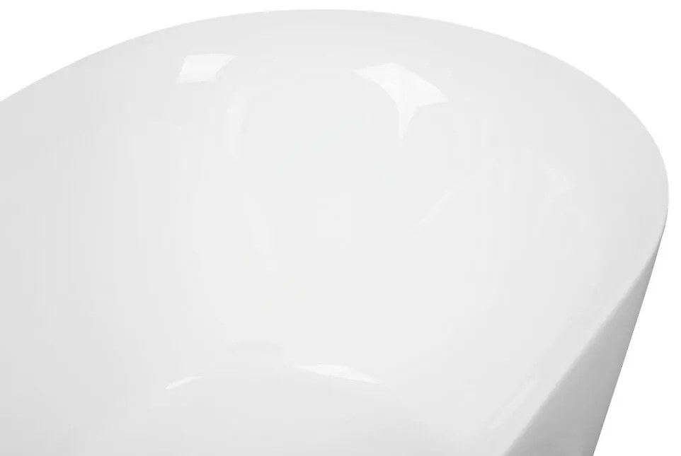 Banheira autónoma em acrílico branco 180 x 80 cm CARRERA Beliani