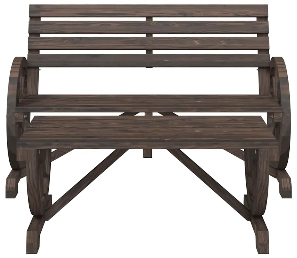 4 pcs conjunto lounge de jardim madeira de abeto maciça