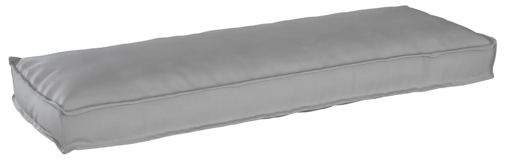 vidaXL Almofada de Palete para Banco Cinza 120x40x8 cm Tecido Oxford