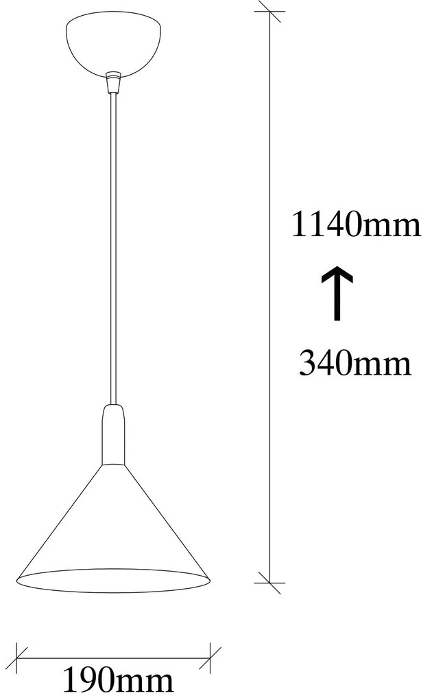 Chandelier Berceste – Preto – 19 x 19 cm
