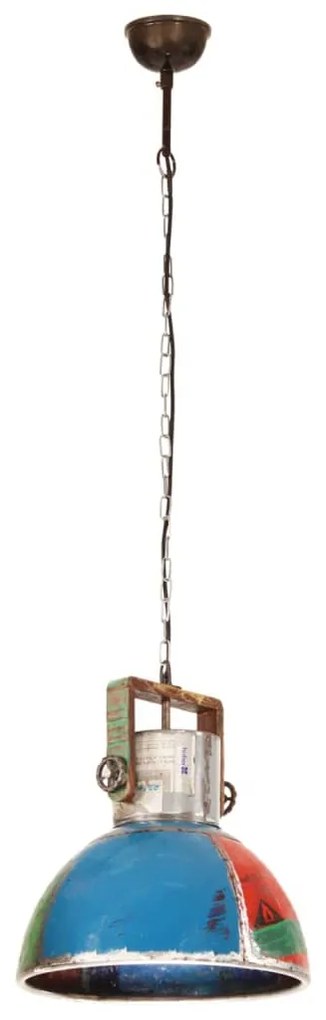 Candeeiro suspenso industrial redondo 25W 40 cm E27 multicor