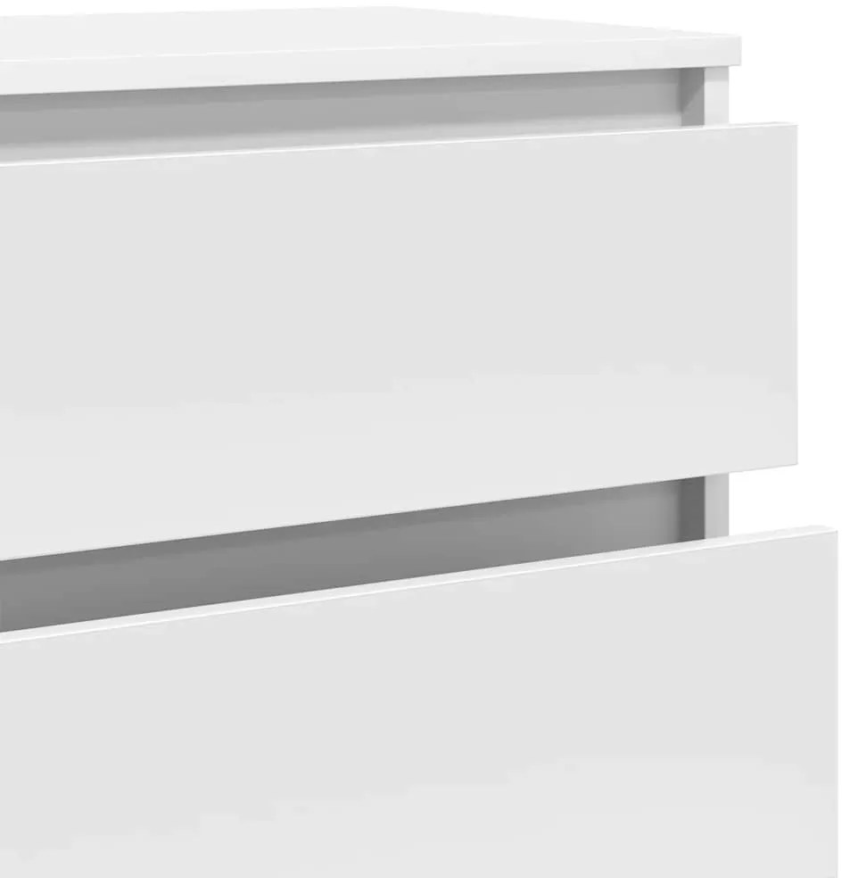 Armário de gavetas 60x36x103 cm derivados de madeira branco