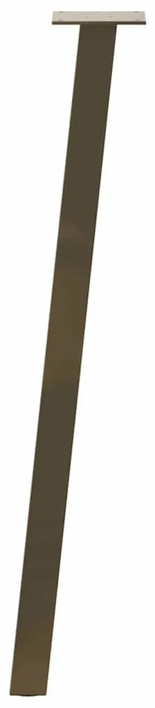 Pés de mesa de console 4 peças aço natural 72 cm aço