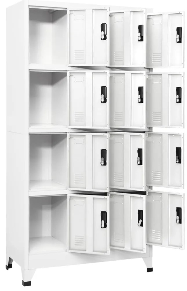 Cacifo aço 90x45x180 cm branco