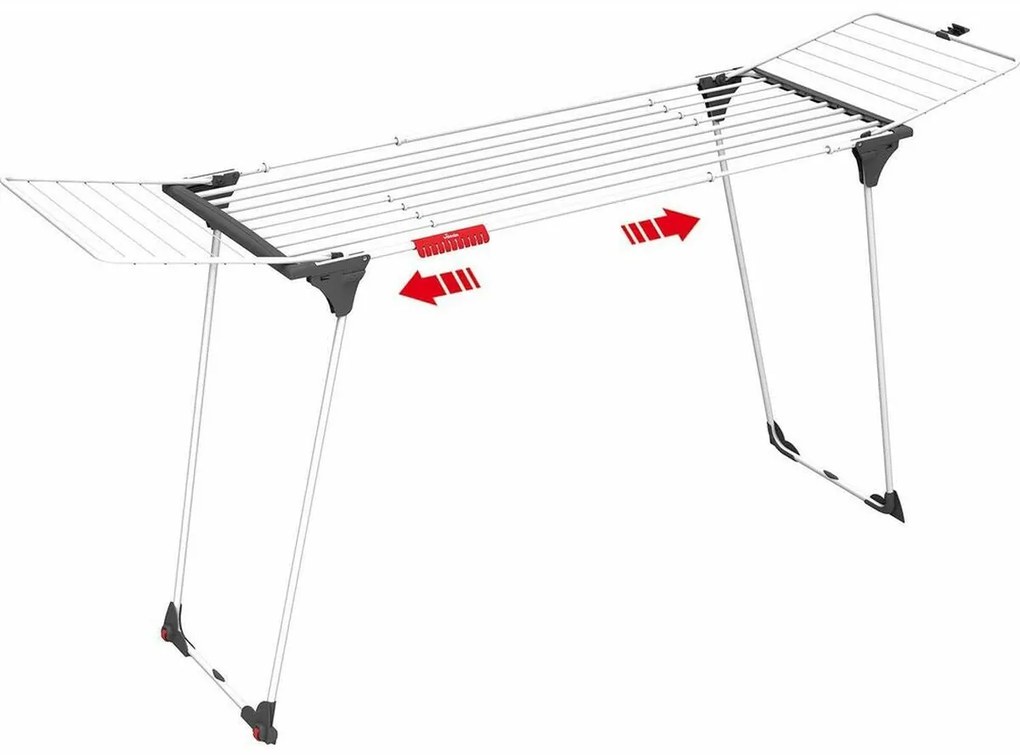 Estendal Vileda Infinity Extensível Alumínio Branco (257 x 57 x 100 cm)