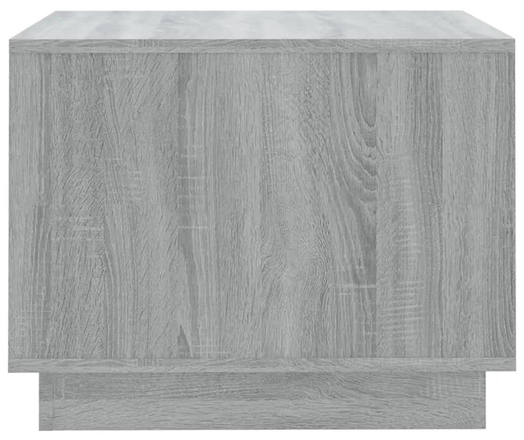 Mesa de centro 55x55x43 cm derivados de madeira cinza sonoma