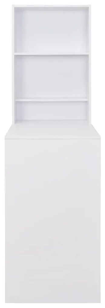 Mesa de bar com armário 115x59x200 cm branco