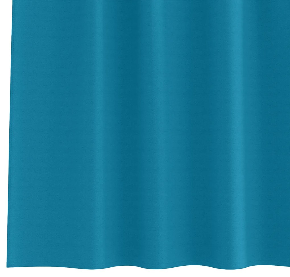 Cortinas opacas 2 pcs Turquesa 225 x 140 cm Poliéster
