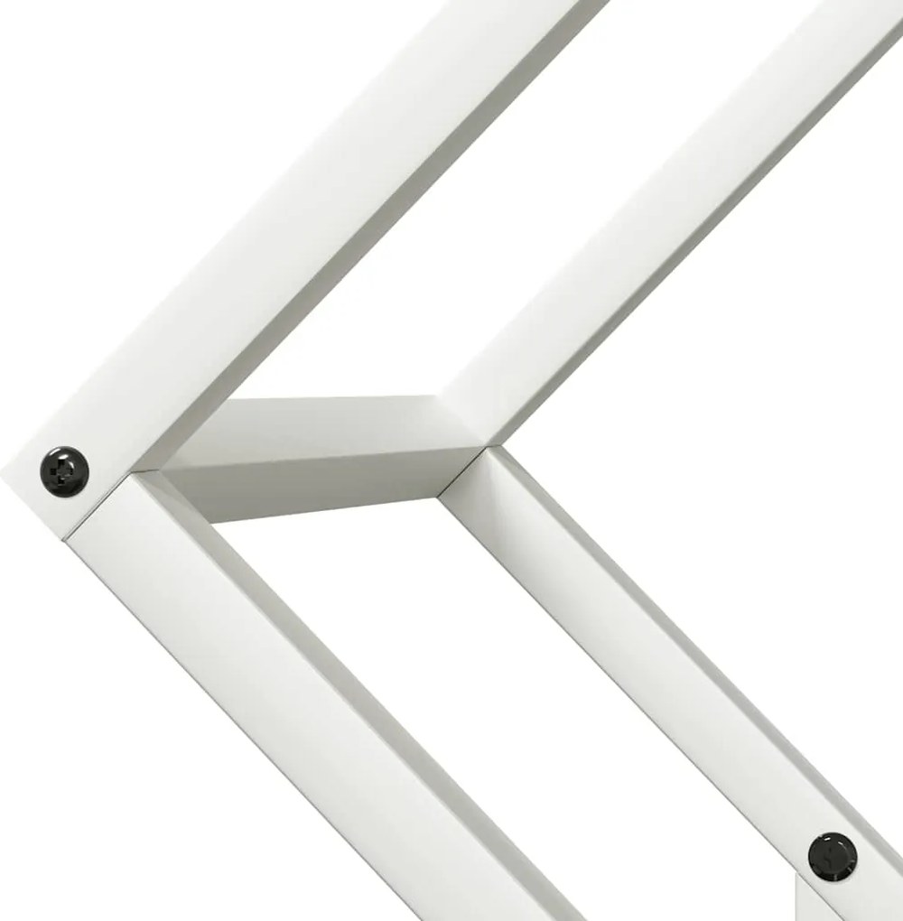 Suporte para lenha 50x25x50 cm aço laminado a frio branco
