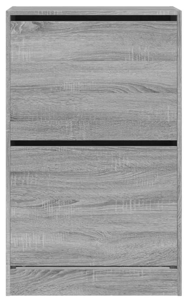 Sapateira 60x34x96,5 cm derivados de madeira cinzento sonoma