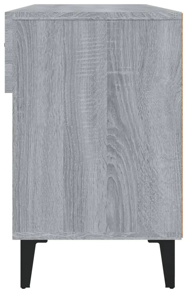Sapateira 102x35x55 cm derivados de madeira sonoma cinza