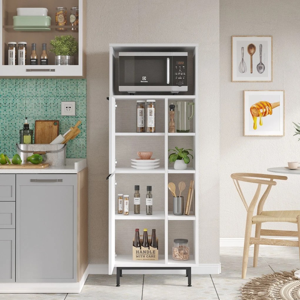 Armário de Cozinha ON10A – Branco – 160 cm x 45,1 cm x 35,5 cm