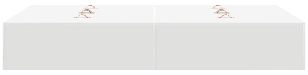Cama com Armazenamento vidaXL Branca 120x200 cm