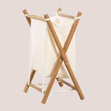 Cesto De Roupa De Bambu Tubai Bambu - Sklum