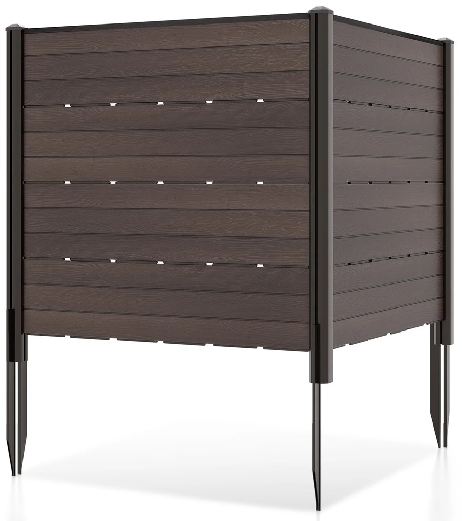 Guarda-sol cantilever de 300 cm com rotação de 360° e inclinação ajustável - bege