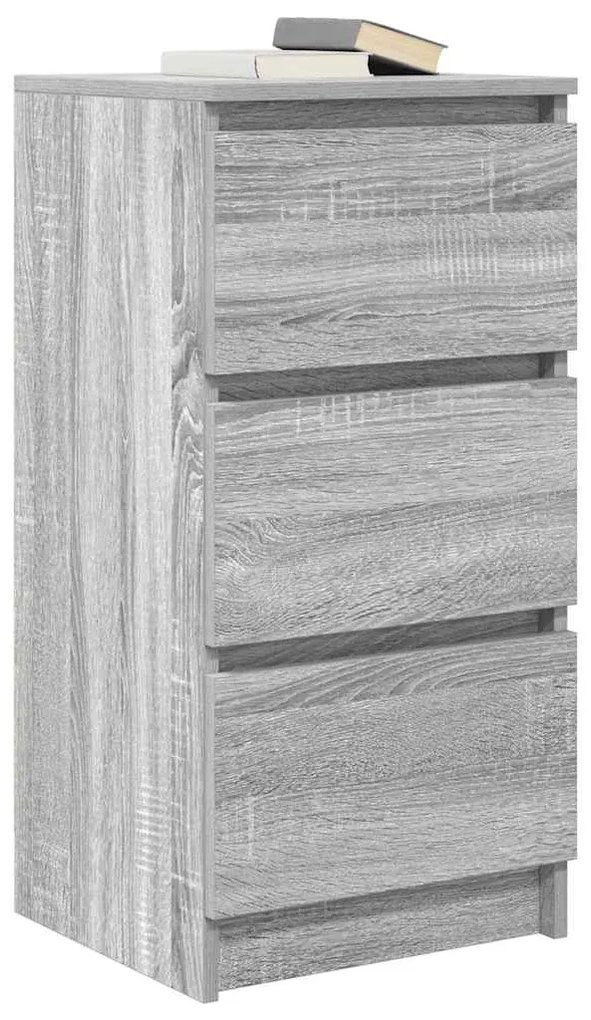 Aparador 37,5x35x76 cm derivados de madeira cinzento sonoma