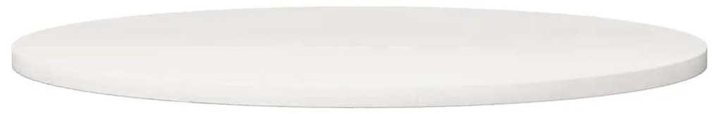 Tampo de mesa pinho maciço Ø90x2,5 cm branco
