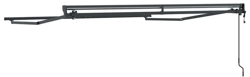 Toldo Elétrico Antracite 3 x 2,5 m Alumínio