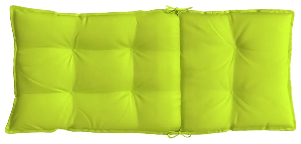 Almofadões p/ cadeira encosto alto 2 pcs oxford verde brilhante