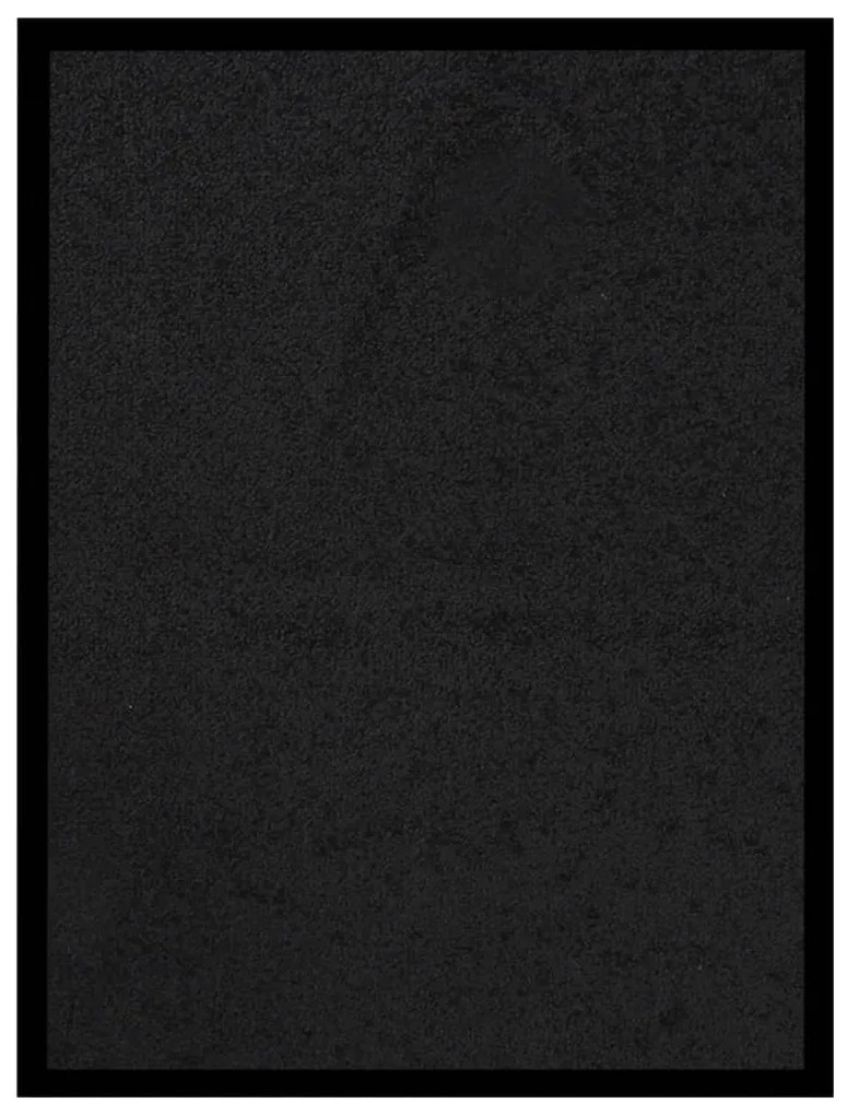 Tapete de porta 40x60 cm preto
