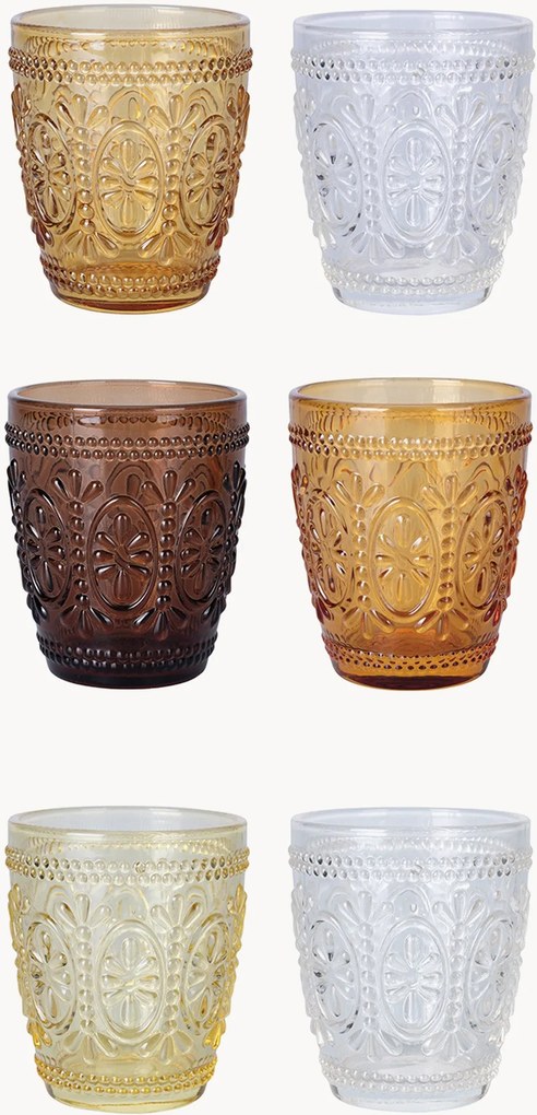 Copos Imperial, conjunto de 6