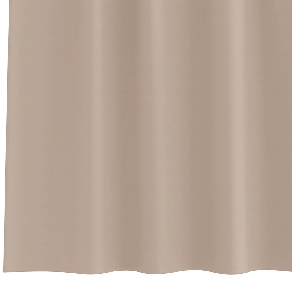 Cortinas opacas 2 pcs Cinzento-acastanhado 225 x 140 cm
