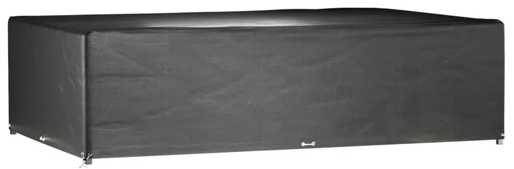 Capas p/ mobília jardim 2 pcs 16 ilhós 325x205x90 cm retangular