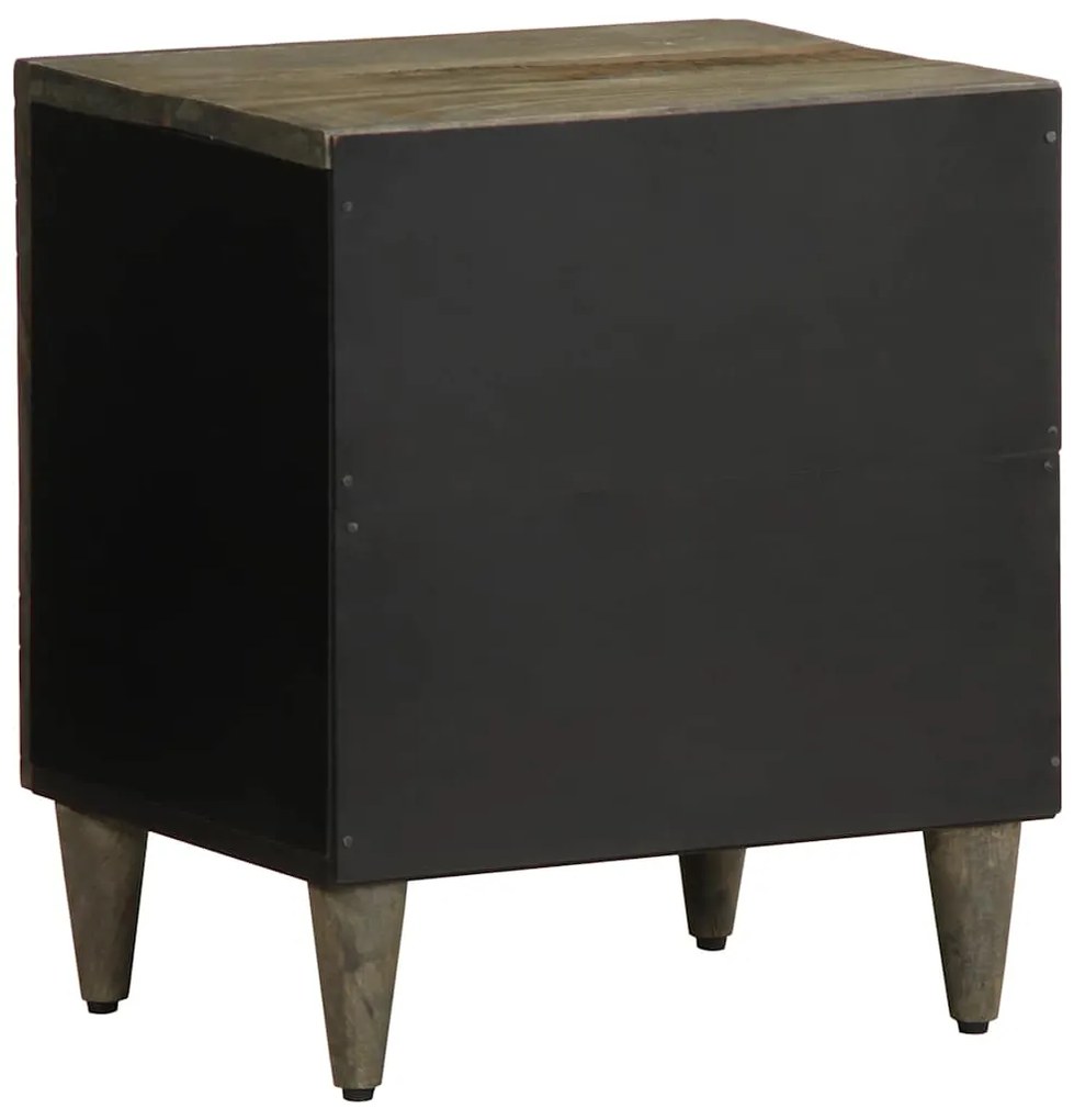 Mesas de cabeceira cinzento claro 2 pcs 40x33x46 cm