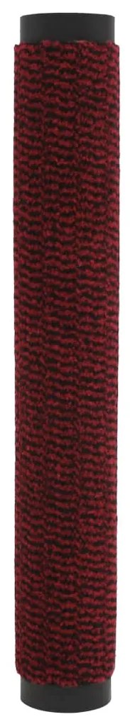 Tapete controlo pó retangular tufado 2pcs 40x60cm vermelho