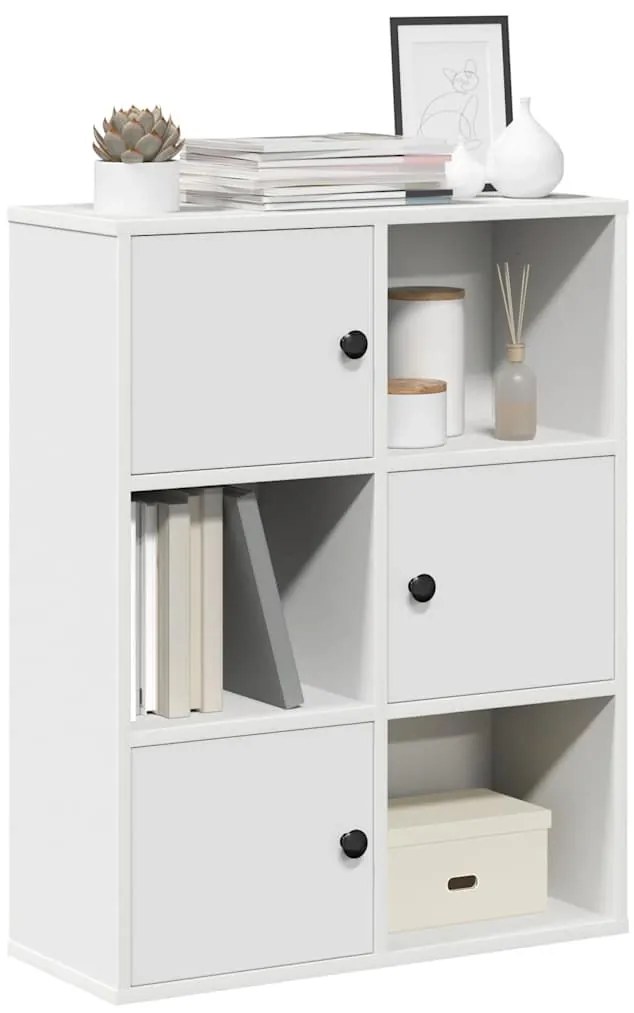 Estante 60x24x76,5 cm derivados de madeira branco