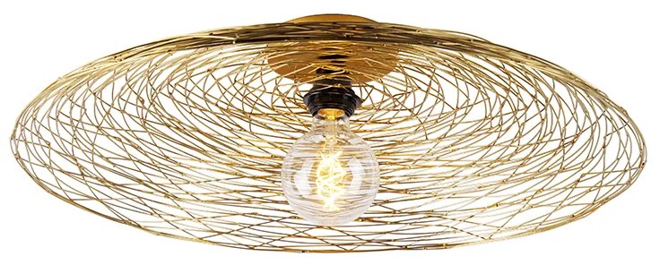 Candeeiro de teto oriental dourado 60 cm - Glan