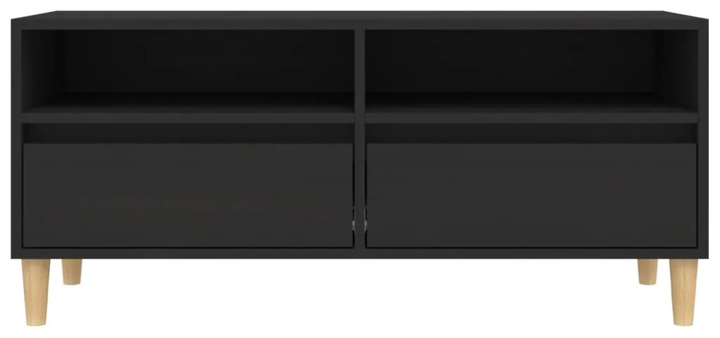 Móvel de TV 100x34,5x44,5 cm derivados de madeira preto