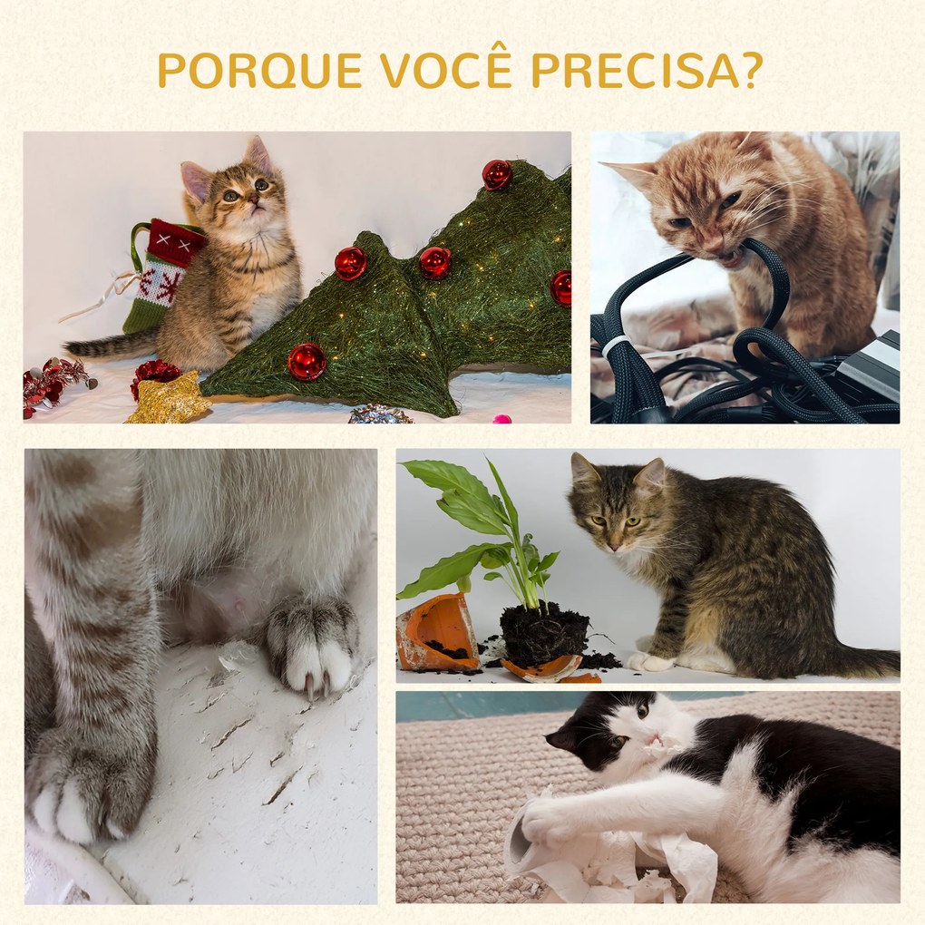 PawHut Árvore Arranhador para Gatos Médios Altura 91cm Torre de Escalada Gatos com Roda para Exercitar Cama Plataforma Almofadas Poste de Sisal e Bolas de Brinquedo Cinza e Creme