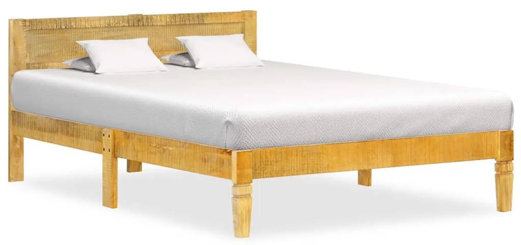 288430 vidaXL Estrutura de cama 120 cm madeira de mangueira maciça