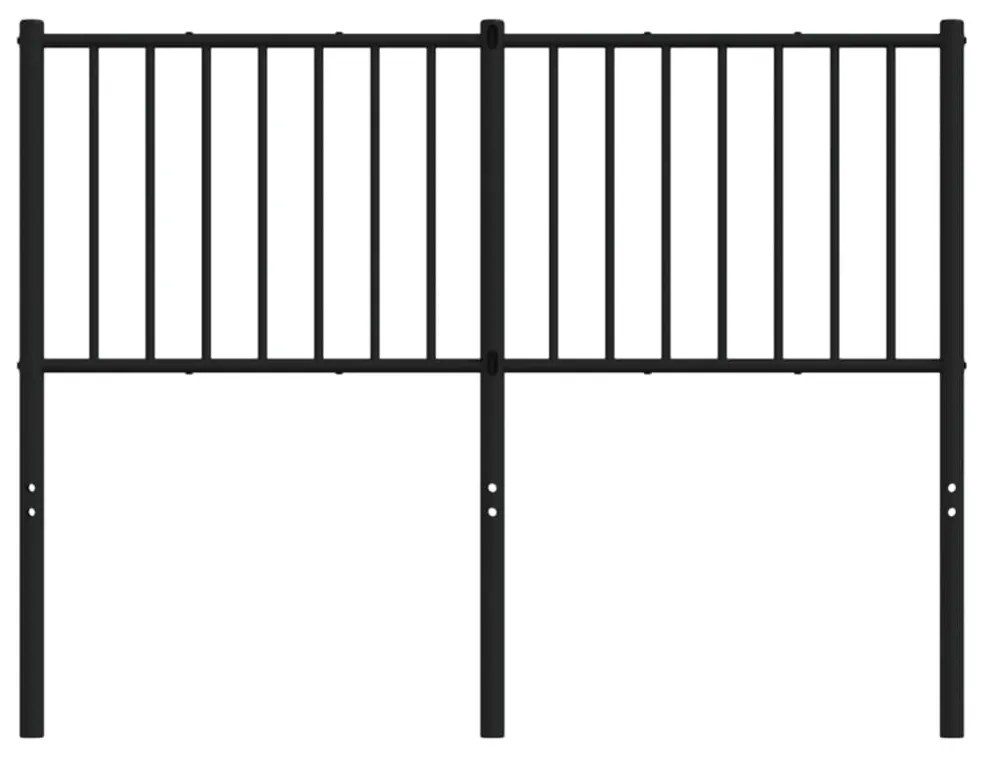 Cabeceira de cama 120 cm metal preto