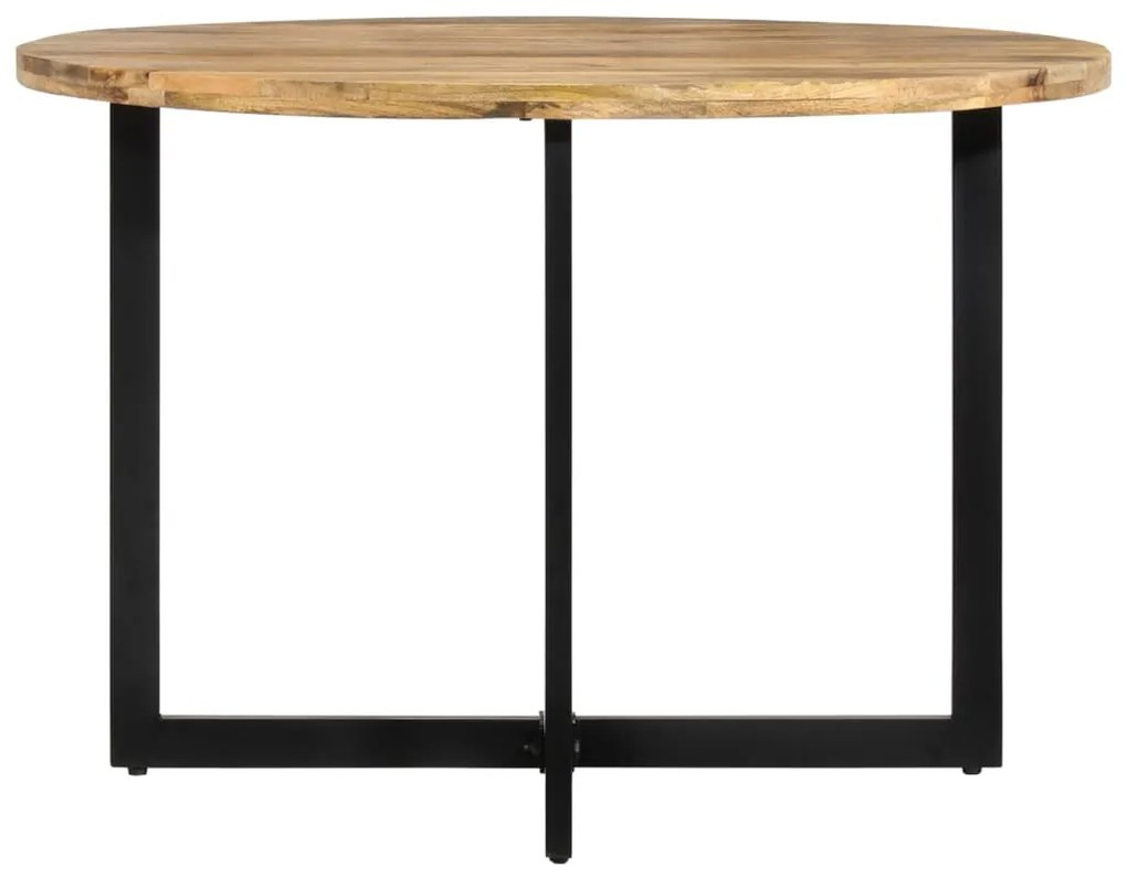 Mesa de jantar 110x75 cm madeira de mangueira maciça