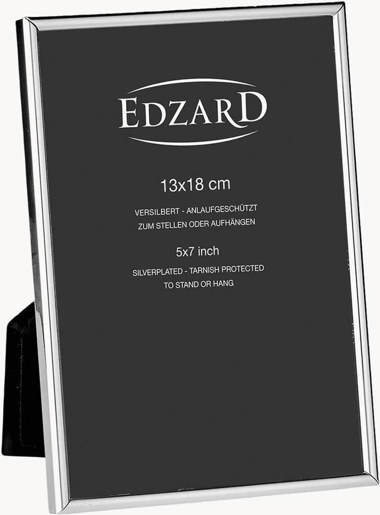 Moldura para fotografia banhado a prata Genua