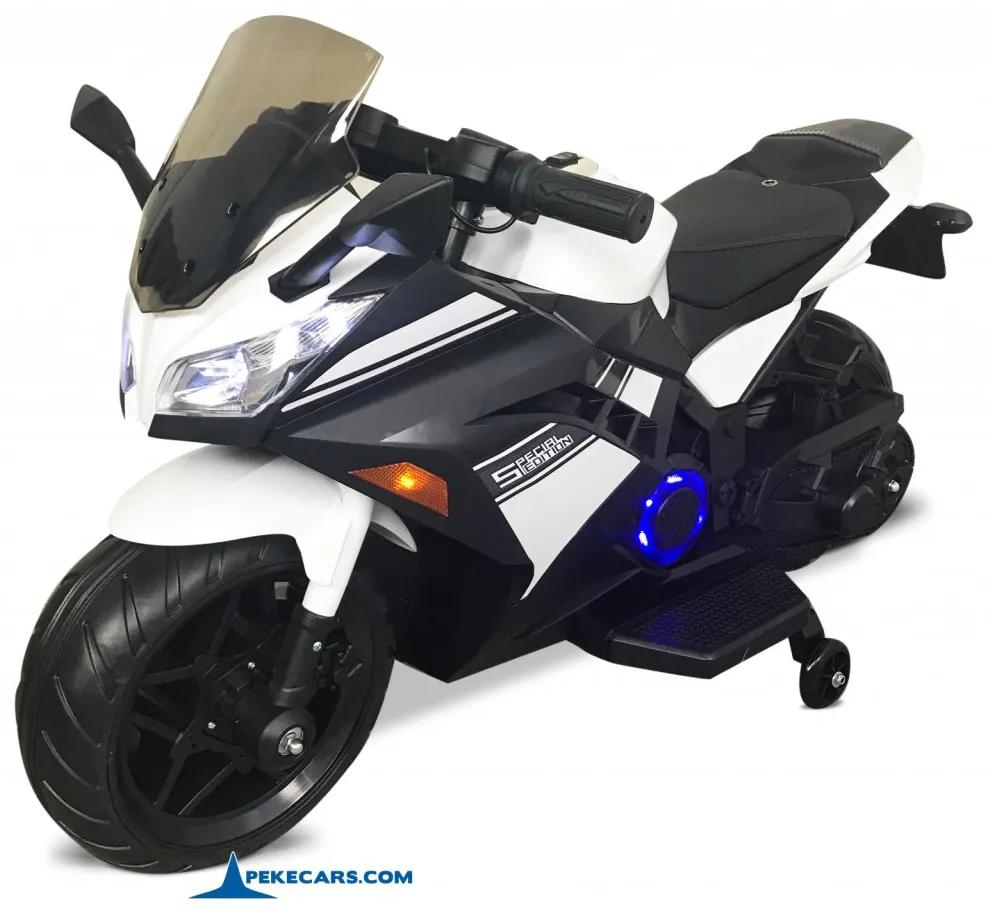 Moto criança eletrica Moto de Pista Special Edition 12V Blanca